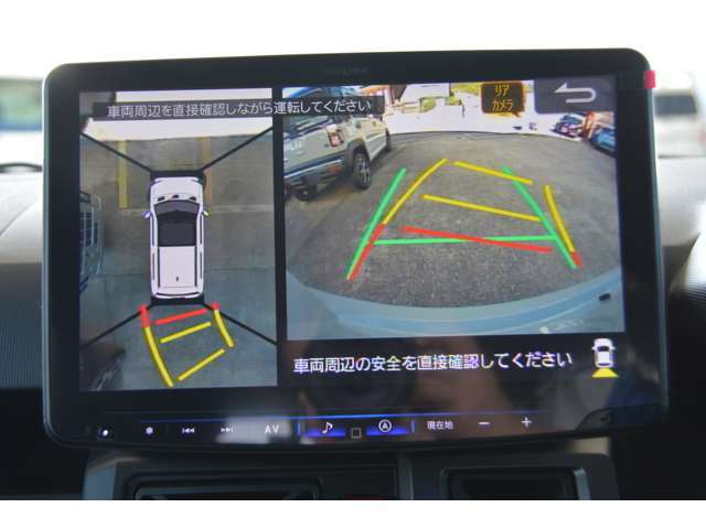 パノラマモニター付。