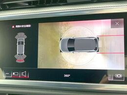 ●パノラミックビューモニター：専用のカメラにより、上から見下ろしたような視点で360度クルマの周囲を確認することができます☆死角部分も確認しやすく、狭い場所での切り返しや駐車もスムーズに行えます。