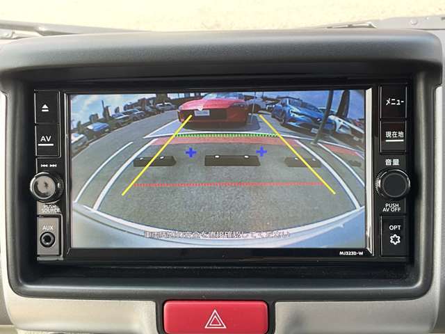 [バックカメラ]駐車の苦手な方でも安心して乗っていただけます。ついていると便利な機能ですね♪