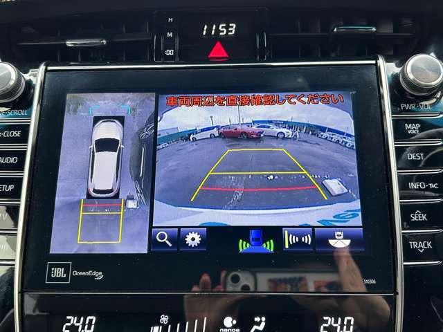 【バックモニター】後方の映像を映し出すことで、安全して駐車ができます！駐車が苦手な方にもオススメな便利機能です♪