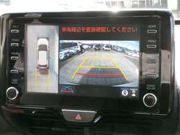 バックガイドモニターで、後方を確認しながら安心して駐車することができます。運転初心者も熟練者も必須の機能ですよ！