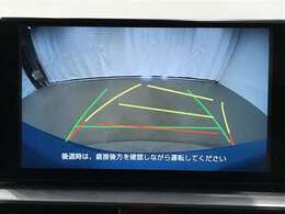 女性の方でも便利なバックモニター付きでバック時が楽で便利