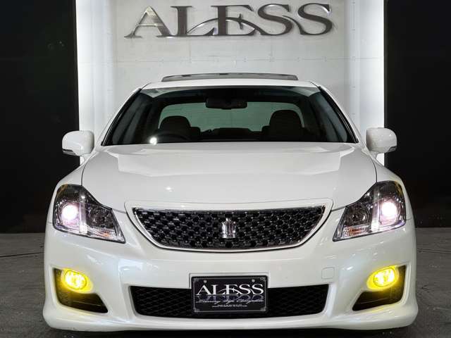 ★200系クラウンアスリート　V6　3.5L☆Bluetoothオーディオ対応★黒革シート★サンルーフ★スマートキー★プッシュスタート★イージークローズドア★