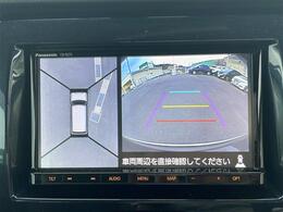 【　全方位カメラ　】上から見下ろしたように駐車が可能です。安心して縦列駐車も可能です♪