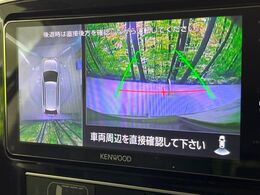 【マルチアラウンドモニター】専用のカメラにより、上から見下ろしたような視点で360度クルマの周囲を確認することができます☆死角部分も確認しやすく、狭い場所での切り返しや駐車もスムーズに行えます。