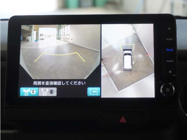 ◆全周囲カメラシステム◆運転席から見えにくい後方などをナビ画面で確認でき運転を支援するシステムです！