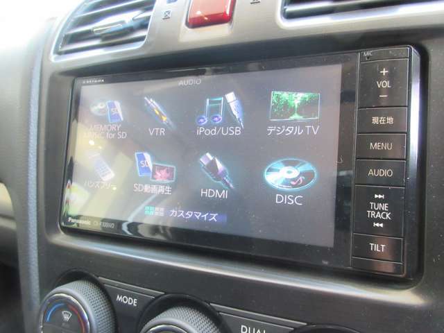★オーディオソースになります。フルセグTV・CD・DVDの再生が可能です。