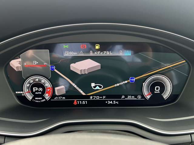 人気装備！バーチャルコックピット付車両！！走行中の地図確認も安全！！◆無料電話：0078-6002-597753◆