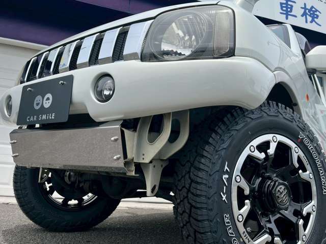 スキッドガードJB23ステンレス製フロントバンパーガード