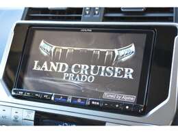 ■プラドでは大人気のアルパイン9インチナビ装着済み！■大画面で各種オーディオをお楽しみ頂けます！