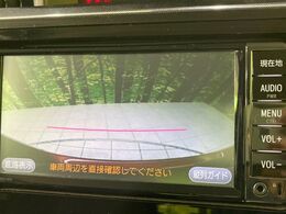 【バックカメラ】駐車時に後方がリアルタイム映像で確認できます。大型商業施設や立体駐車場での駐車時や、夜間のバック時に大活躍！運転スキルに関わらず、今や必須となった装備のひとつです！