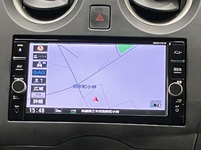 【メモリーナビゲーション】メモリーナビが付いてお出かけのときも迷わず目的地に到着出来ます♪♪データへのアクセスが早いので、スピーディーな操作感を求める方にオススメ★