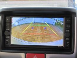 バックが苦手な方は必見！ライン表示付きのバックモニターが障害物を映し出してくれます！