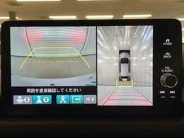 【全方位カメラ】運転席から画面上で安全確認ができます。駐車が苦手な方にもオススメな便利機能です！