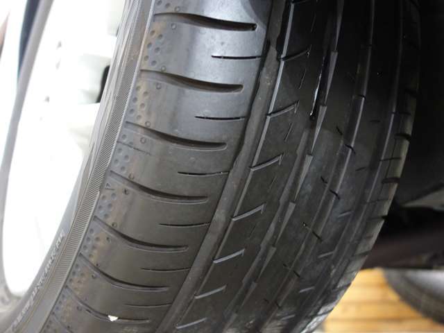 リアタイヤの溝です！