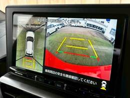 【パノラミックビューモニター】専用のカメラにより、上から見下ろしたような視点で360度クルマの周囲を確認することができます☆死角部分も確認しやすく、狭い場所での切り返しや駐車もスムーズに行えます。