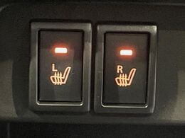 【シートヒーター】寒い日に重宝するシートヒーター！エアコンより早く温まってくれるので寒がりの人も安心ですね♪エアコンの温風は乾燥するから苦手、という方にもをおすすめです。