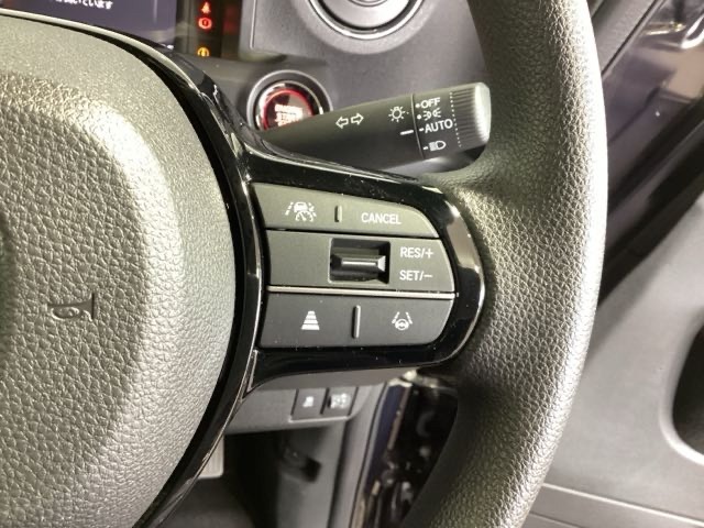 クルーズコントロールを装備しています。高速道路などで一定の速度で走ってくれるので運転が楽ですよ！速度を設定できますので、スピードの出しすぎにも注意できます。