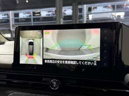 【全周囲/全方位/アラウンドビューモニター機能】全周囲カメラも付いているので安心です！！！ 女性でも楽々駐車可能ですね！！！