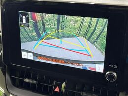 【バックカメラ】駐車時に後方がリアルタイム映像で確認できます。大型商業施設や立体駐車場での駐車時や、夜間のバック時に大活躍！運転スキルに関わらず、今や必須となった装備のひとつです！