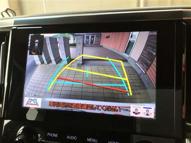 バックモニタ-も装備しております。車庫入れの苦手なお客様、もうご心配いりません。重宝してくれると思います。