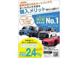 新車・登録（届出）済未使用車ならオートローン金利2.4％！！最長120回までOK！！頭金なし・ボーナス支払いなしでもOK！！オートローンには事前審査が必要となります☆お気軽にお問い合わせください♪