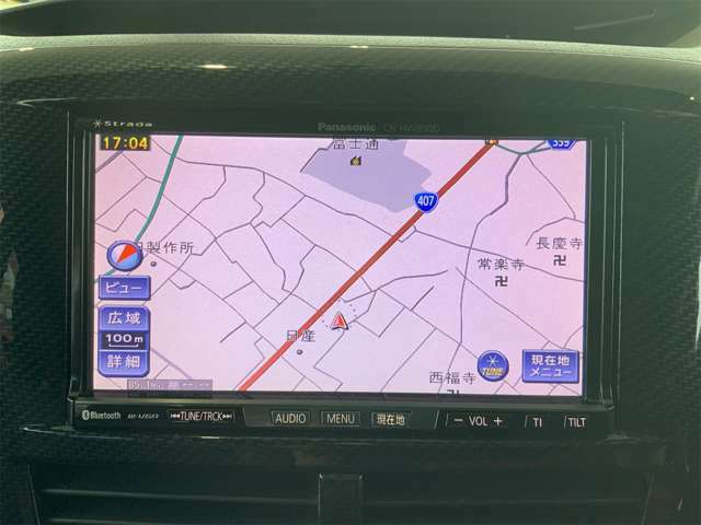 今じゃついていて当たり前と言われるナビももちろん装備済♪