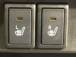 【シートヒーター】寒い日に重宝するシートヒーター！エアコンより早く温まってくれるので寒がりの人も安心ですね♪エアコンの温風は乾燥するから苦手、という方にもをおすすめです。