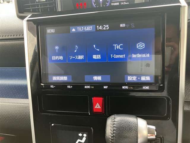 ディスプレイオーディオを装備。スマホとクルマをつなぐことで、これまでのナビに加えて、いろんなサービスが楽しめます。