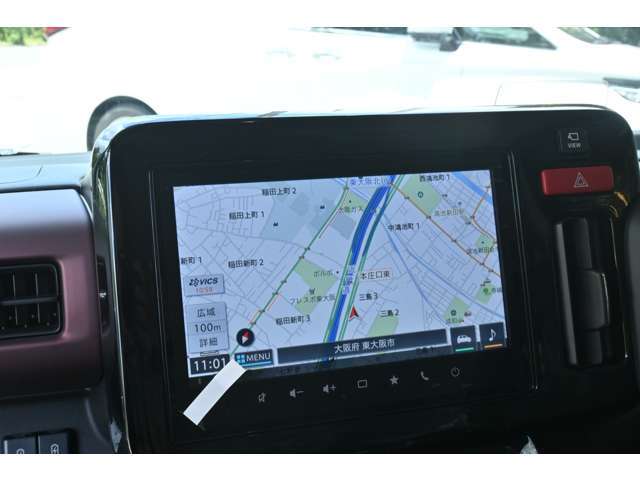 スマホ連携が可能な9インチのメモリーナビが標準装備！全方位モニターも装備されておりますので、駐車が苦手な方も安心です。