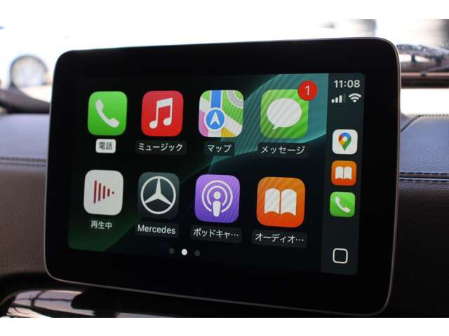 多彩なマルチメディア！使い勝手の良いApple Car Play、　Android Auto対応！