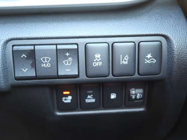 各スイッチも分かりやすく配置