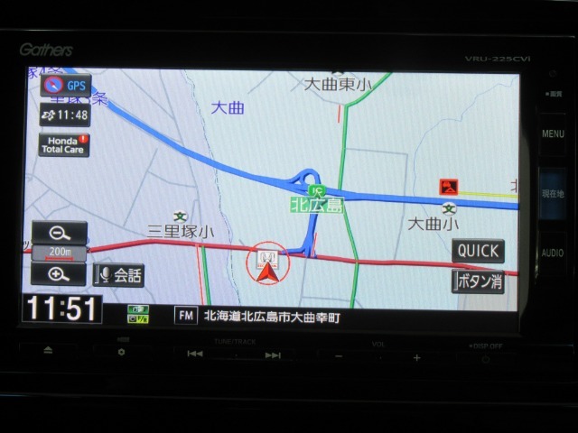 ■メモリーナビ付きですから安心ですよ☆長距離ドライブや旅行に欠かせない装備ですよ☆