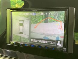 【アラウンドビューモニター】専用のカメラにより、上から見下ろしたような視点で360度クルマの周囲を確認することができます☆死角部分も確認しやすく、狭い場所での切り返しや駐車もスムーズに行えます。