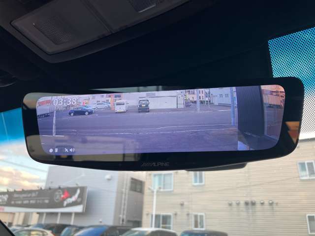 アルパイン！デジタルインナーミラー！前後ドラレコ！