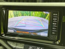【バックカメラ】駐車時に後方がリアルタイム映像で確認できます。大型商業施設や立体駐車場での駐車時や、夜間のバック時に大活躍！運転スキルに関わらず、今や必須となった装備のひとつです！
