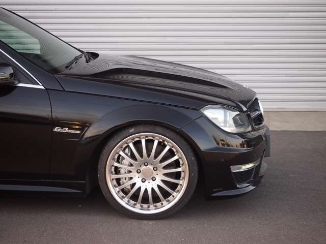 アイバッハC63専用スプリングによるローダウン