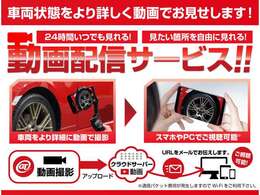 動画配信をご希望の場合は在庫確認の依頼フォーム備考欄に「動画配信希望」とご記入下さい。録画映像でもオンラインでもどちらでも対応可能です。オンラインの場合でもお客様側にカメラやアプリは不要です。