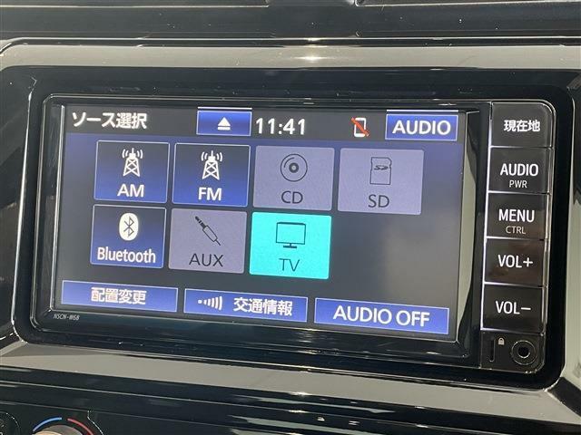 【オーディオ】ワンセグTVにBluetoothも接続可能です！