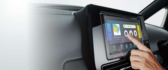 楽ナビはドライブ中によく使う機能を直感的に操作できるようになりました。使いなれたインターネットと同じ感覚で検索が可能になり、「使いやすさ」と「分かりやすさ」を実現。「やりたいこと」をよりスムーズに操作