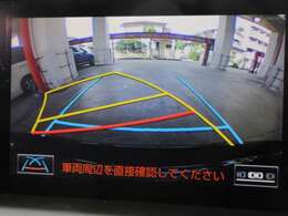死角部には、後方の確認に便利なバックモニター付で安心です♪