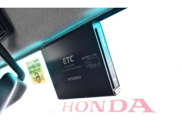 ETC車載器付ですので高速道路の料金所もノンストップです！