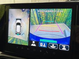 【全方位モニター用カメラ】専用のカメラにより、上から見下ろしたような視点で360度クルマの周囲を確認することができます☆死角部分も確認しやすく、狭い場所での切り返しや駐車もスムーズに行えます。
