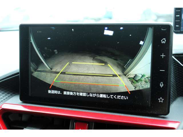 バックカメラ付きで駐車もラクラク！