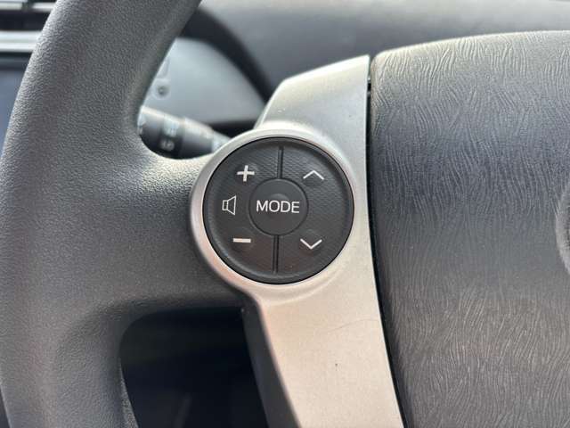 ステアリングスイッチも使用可能です！