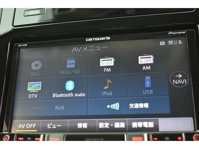 オーディオ操作メイン画面 CDやDVD再生は勿論、地デジやBluetoothにも対応 外部入力端子利用でミュージックプレイヤーなどの接続ご利用可能ですよ。