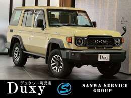 ランドクルーザー70　AX　ディーゼルターボ　4WD　ワンオーナー　ETC　純正ナビ　フルセグTV　バックカメラ　ドラレコ前後　サイドバイザー　クルーズコントロール　トヨタセーフティセンス　純17AW　LEDヘッド　ETC