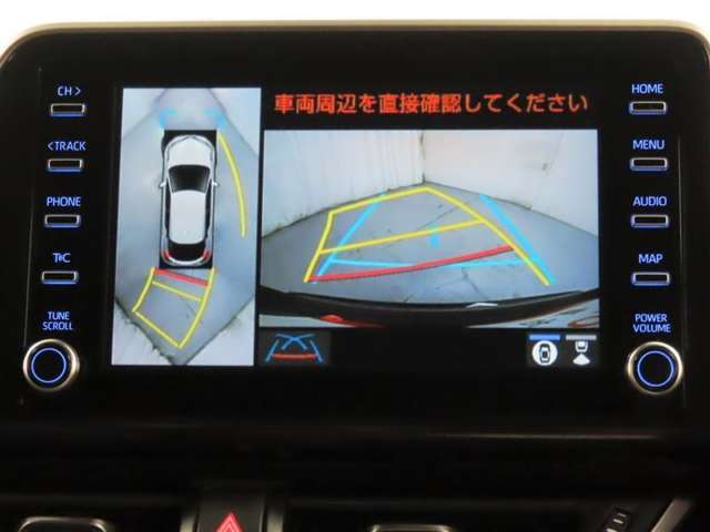 パノラミックビュ―モニターを装備しております。
