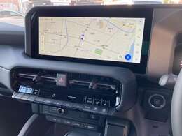 メーカーオプション装備の12.3インチディスプレイを装備