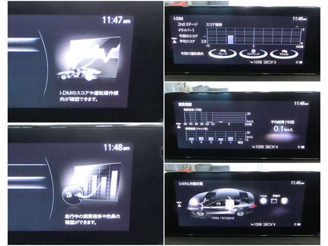 iDMといった運転スキル向上を支援するシステムも搭載され、燃費モニターと合わせて、車を通して運転技術アップ↑↑↑